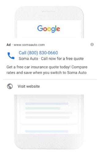 Google call ads Google call ads